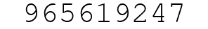 Number 965619247.