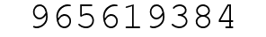 Number 965619384.