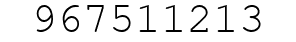 Number 967511213.