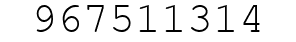 Number 967511314.