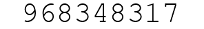 Number 968348317.