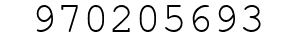 Number 970205693.