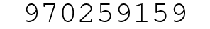 Number 970259159.
