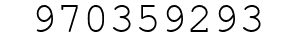 Number 970359293.