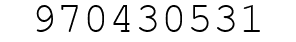 Number 970430531.