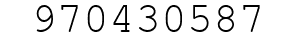 Number 970430587.