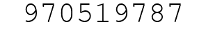 Number 970519787.
