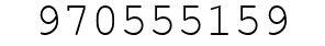Number 970555159.