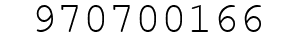 Number 970700166.
