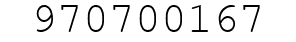 Number 970700167.