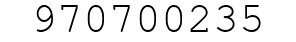 Number 970700235.