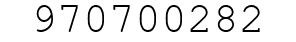 Number 970700282.