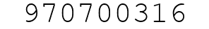 Number 970700316.