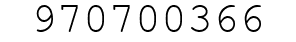 Number 970700366.
