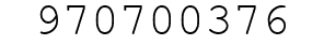 Number 970700376.
