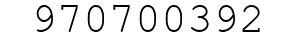 Number 970700392.