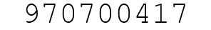Number 970700417.