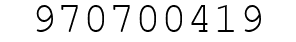 Number 970700419.