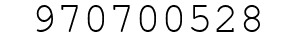 Number 970700528.