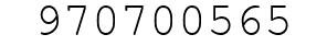 Number 970700565.