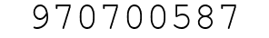 Number 970700587.