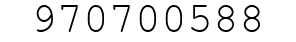 Number 970700588.