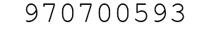 Number 970700593.