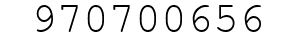 Number 970700656.