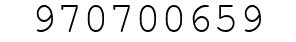Number 970700659.