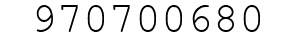 Number 970700680.