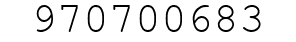 Number 970700683.