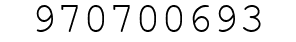 Number 970700693.