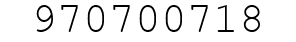 Number 970700718.