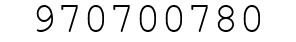Number 970700780.