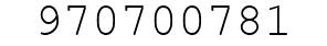 Number 970700781.