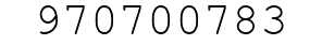 Number 970700783.
