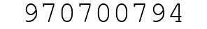 Number 970700794.