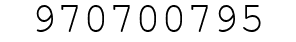 Number 970700795.