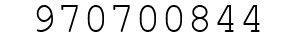 Number 970700844.