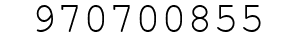 Number 970700855.