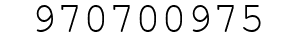 Number 970700975.