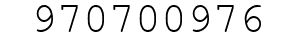 Number 970700976.