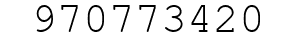 Number 970773420.