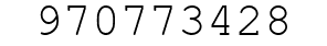 Number 970773428.