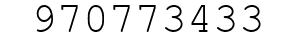 Number 970773433.