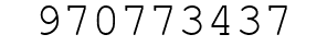 Number 970773437.