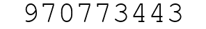 Number 970773443.