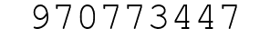 Number 970773447.