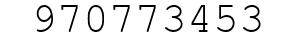 Number 970773453.