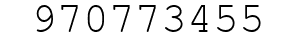 Number 970773455.
